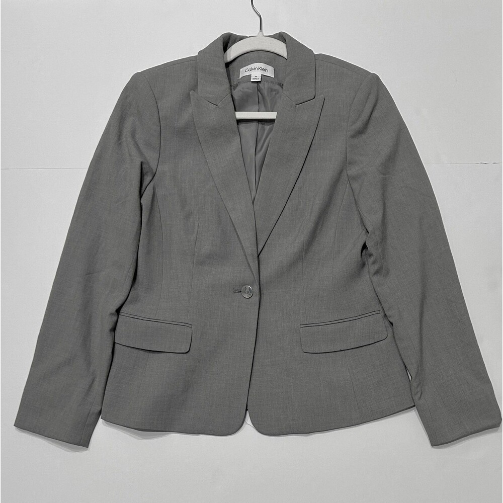 Women’s Grey Calvin Klein Blazer Size 10